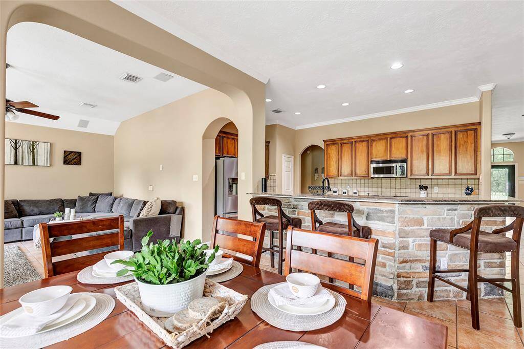 Breakfast Room just off the Open Kitchen