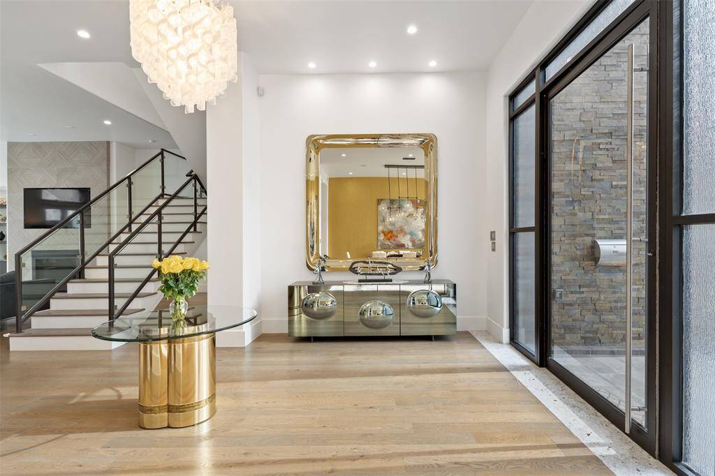 You are met with space and luxury as soon as you walk in the door.