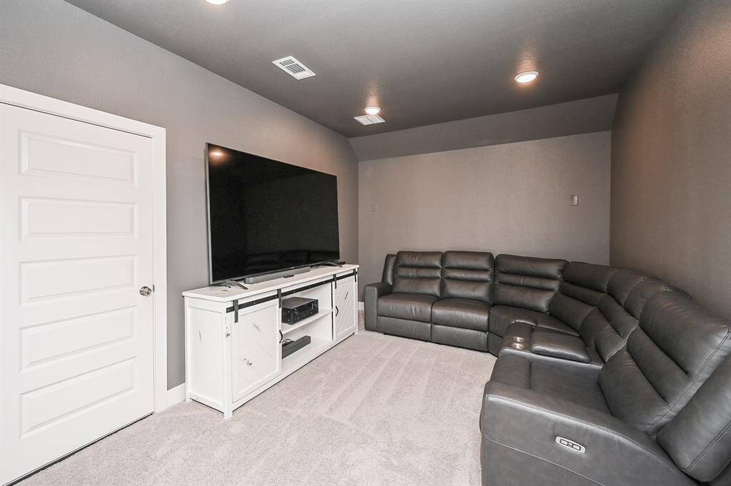No reservations or prior purchase tickets needed in this huge media room.