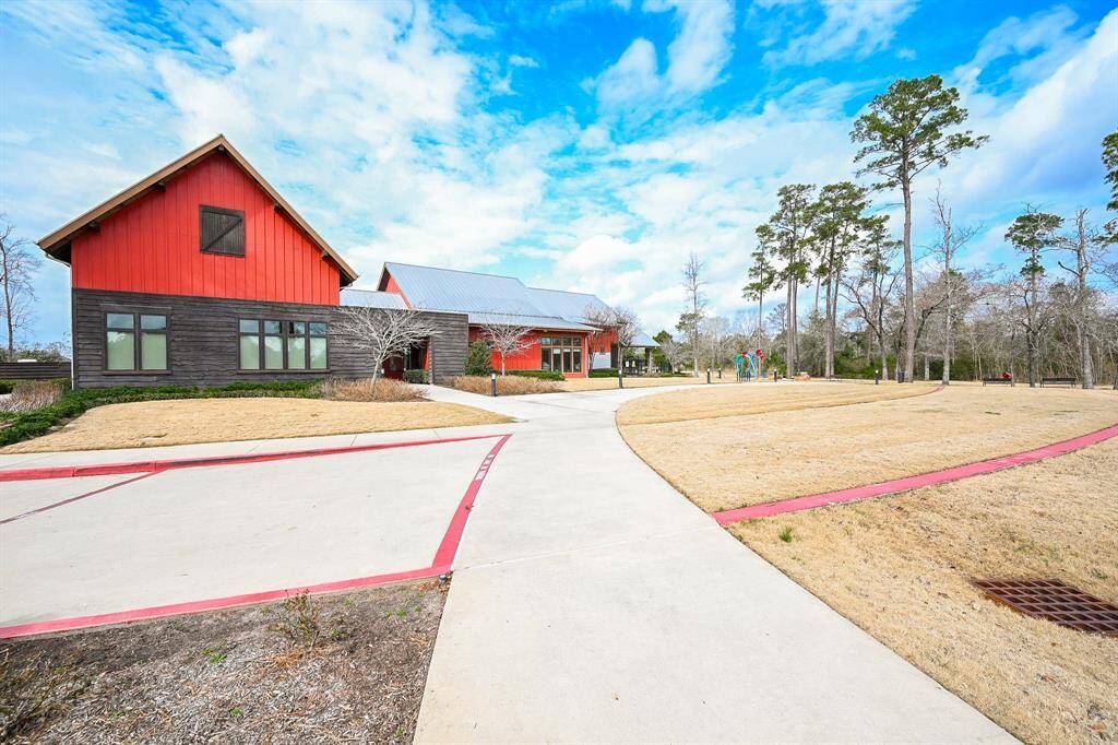 You can't miss the community's recreational headquarters.