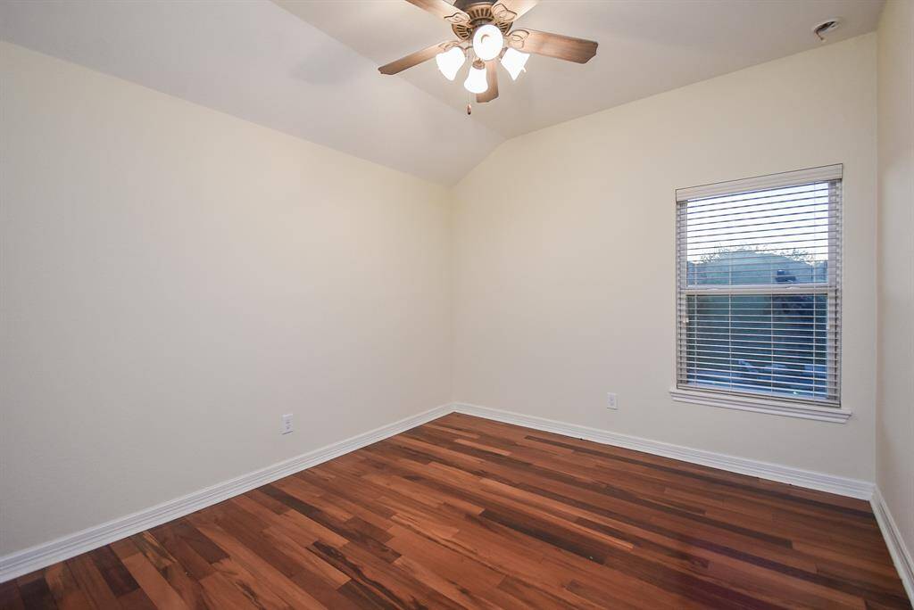 Bedroom with plenty of space and recently painted