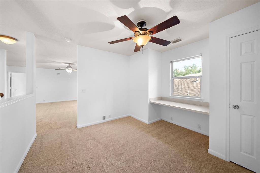 Upstairs study nook