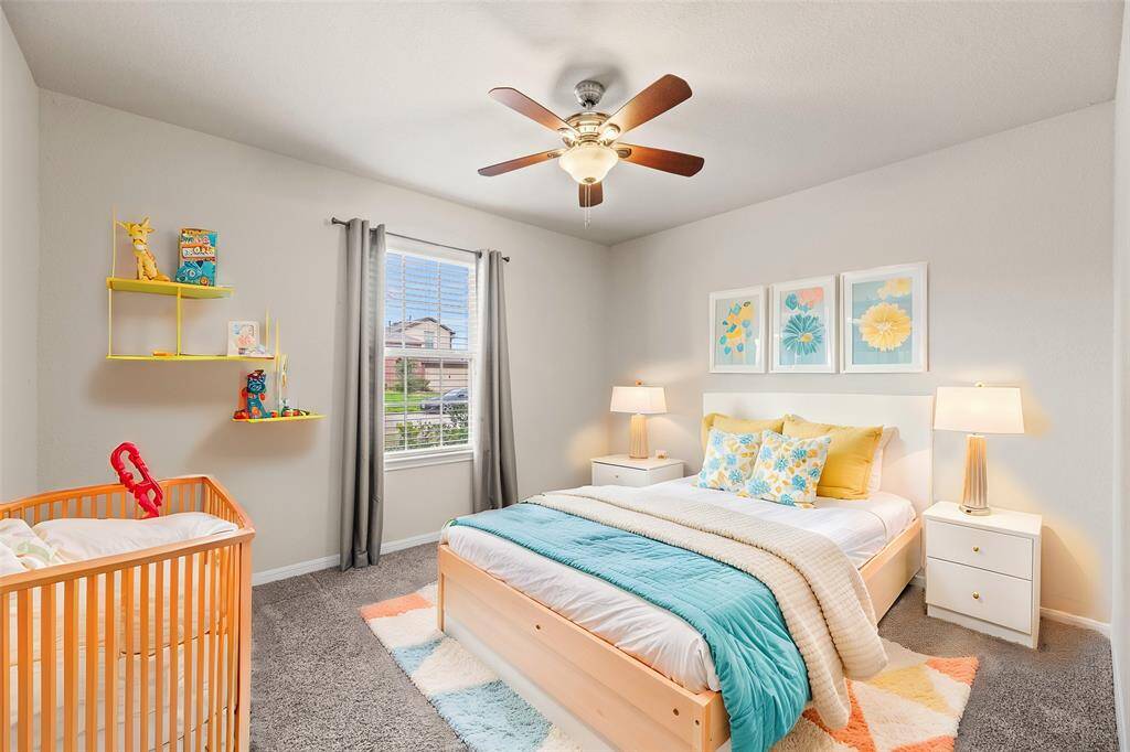 The thoughtfully designed layout of your third bedroom allows for natural light to flood the room, creating a warm and welcoming atmosphere.