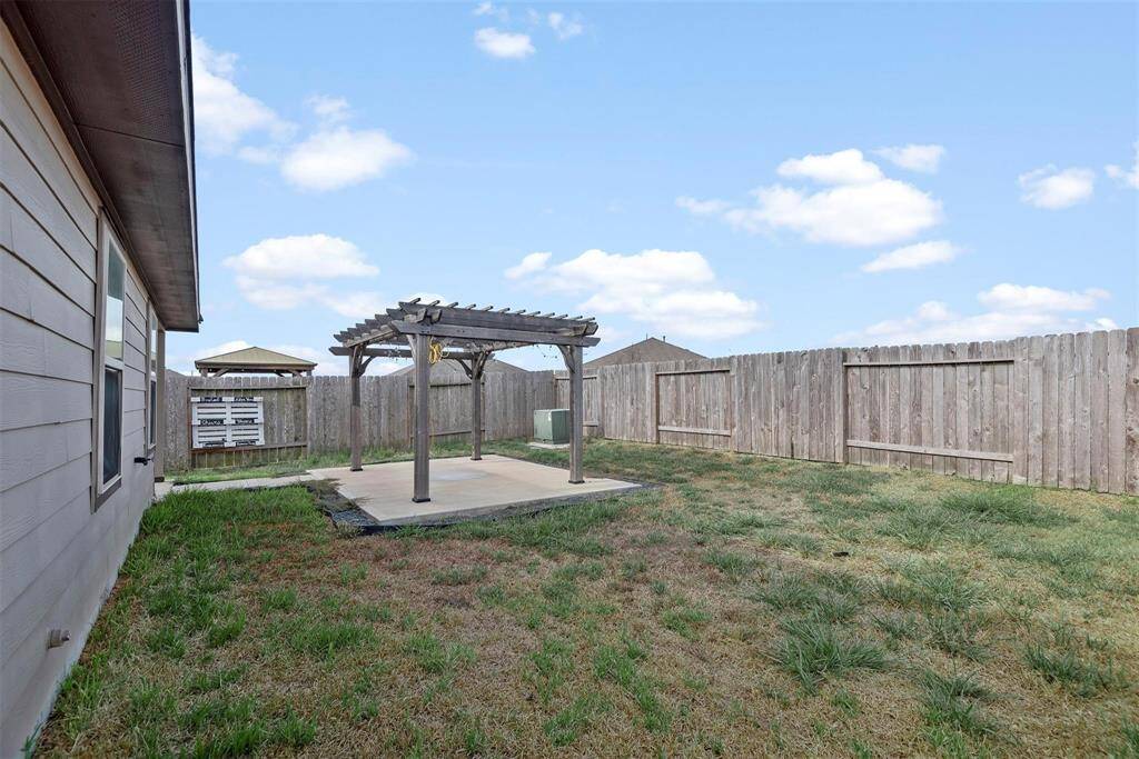Pergola with lighting