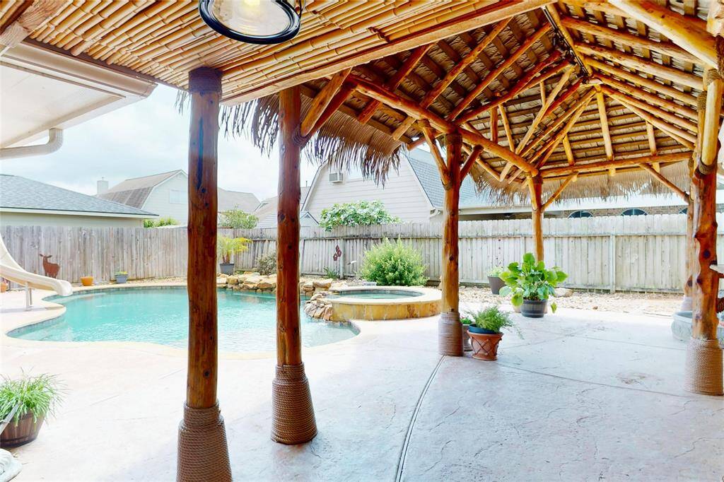 Covered outside patio