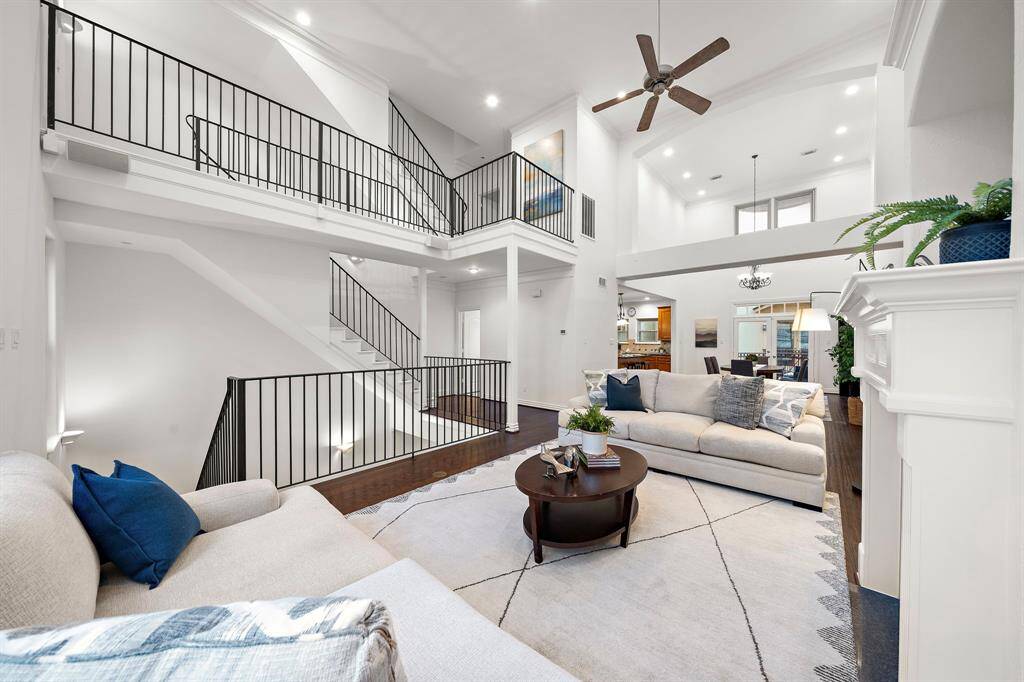 The second level is stunning with 2-story ceilings and an abundance of natural light.