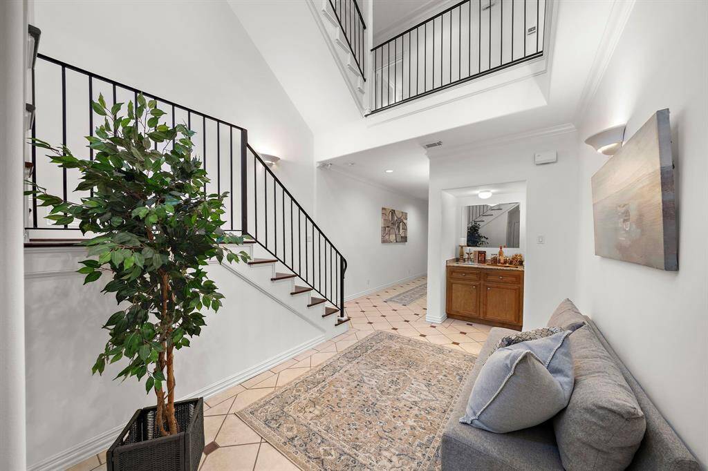 This area is located just outside of Bedroom #1 on the first floor, could be sitting or office space, or mud area.
