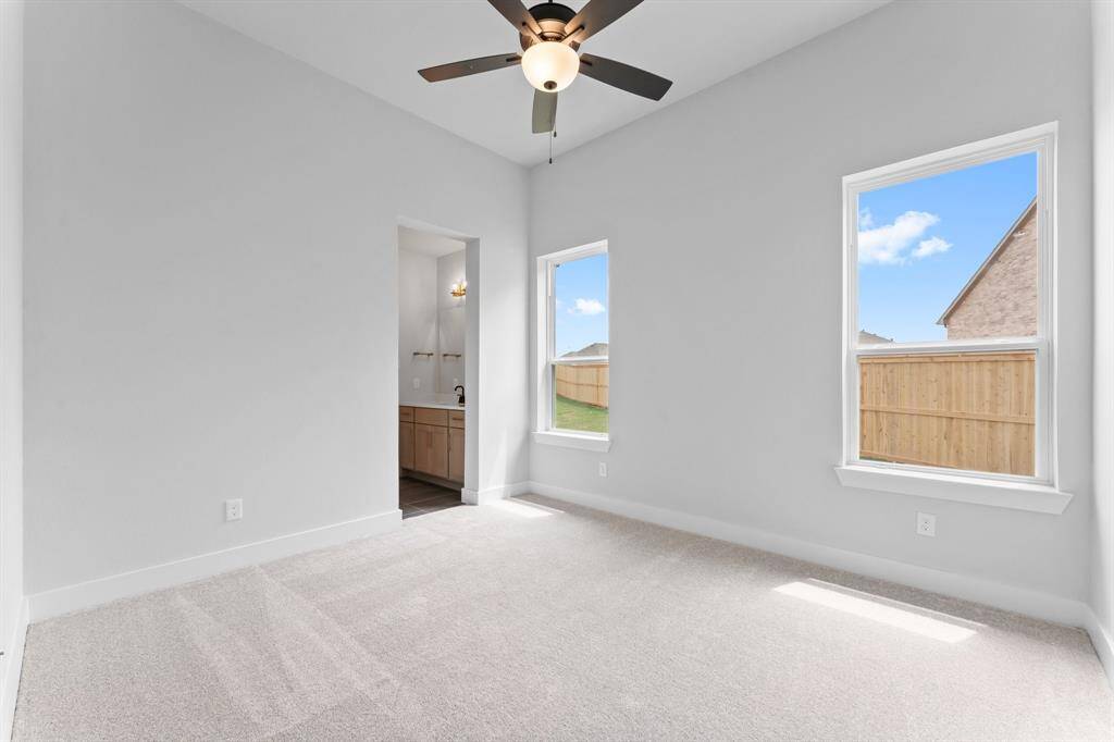 Bedroom 3 with Jack and Jill Bath and Walk-in Closet