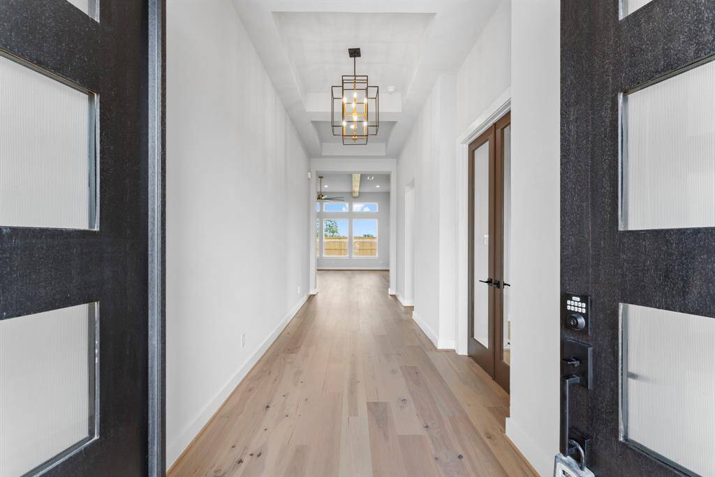Double Entry Doors Reveal Engineered Hardwood Flooring