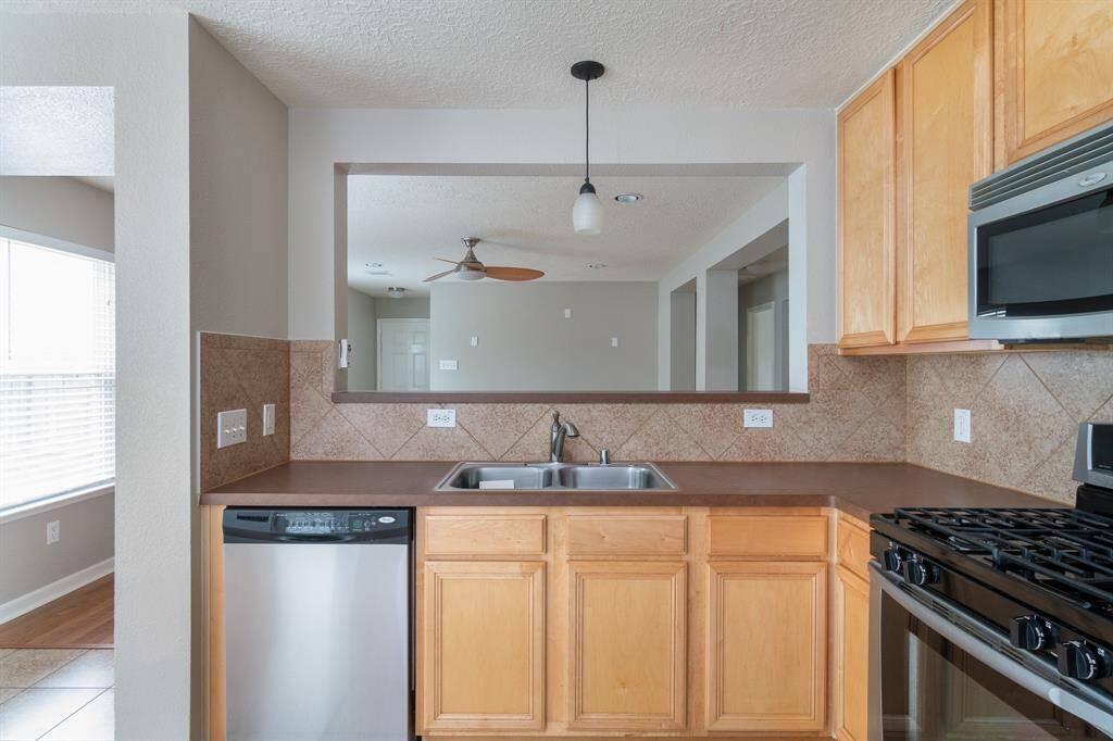 Lots of cabinets and storage space.