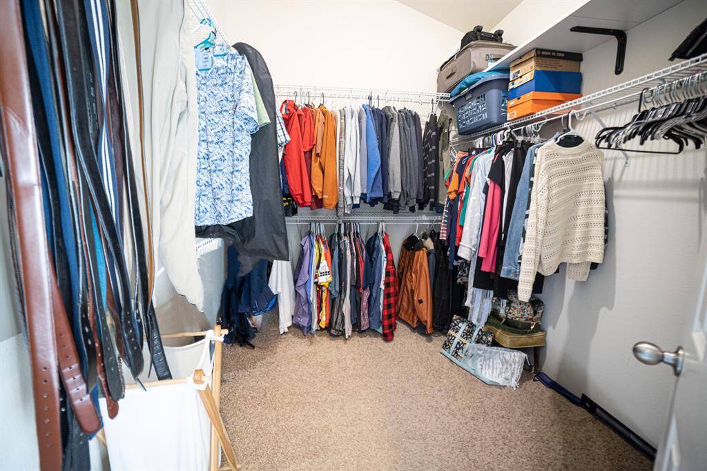 Walk in master closet