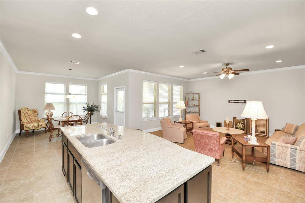 This view shows just how open this floor plan is!