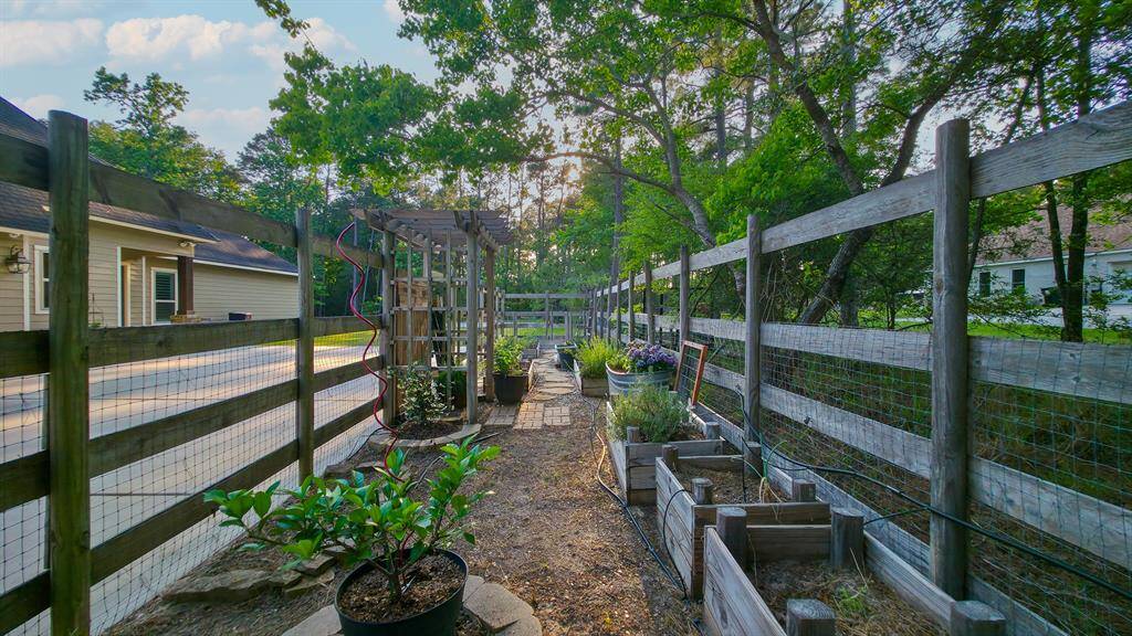 A garden area fit for the most dedicated gardener.