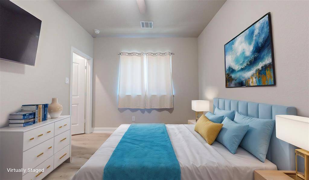 Beautifully staged guest bedrooms on the main floor, offering comfort and style.