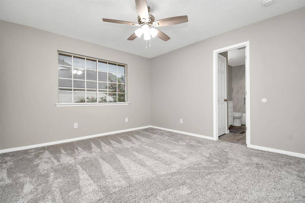 bedroom #3 connects to bathroom