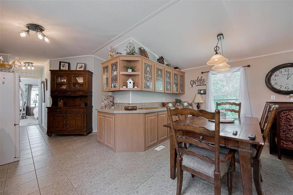 view from living into kitchen