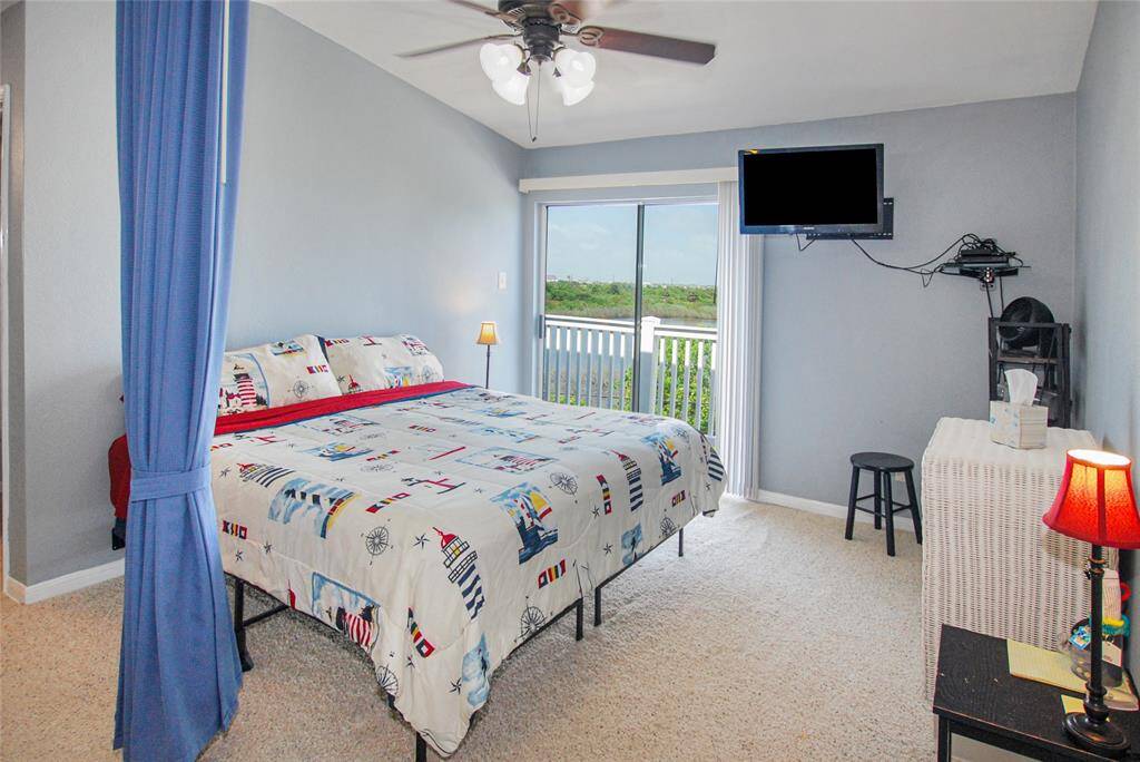 Primary bedroom is located on second level.