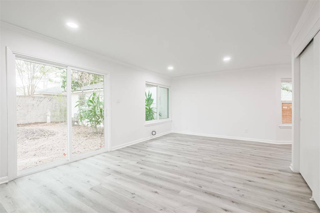 Living area in the back of the home.