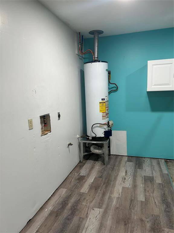 Washer and dryer hook ups in garage