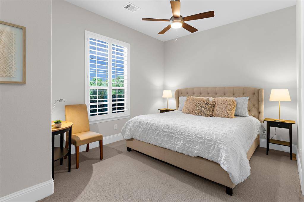 Spacious secondary bedroom downstairs.