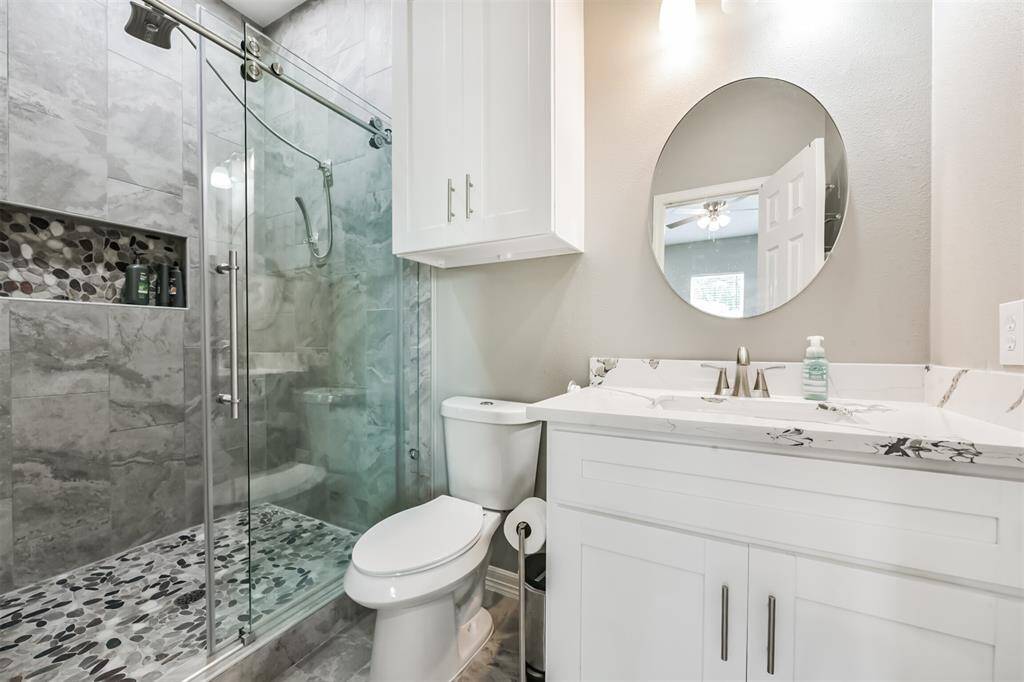 Guest house primary spa like bathroom