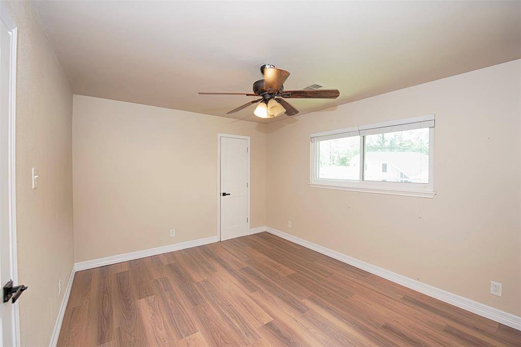 One of the additional bedrooms upstairs is wonderfully spacious.