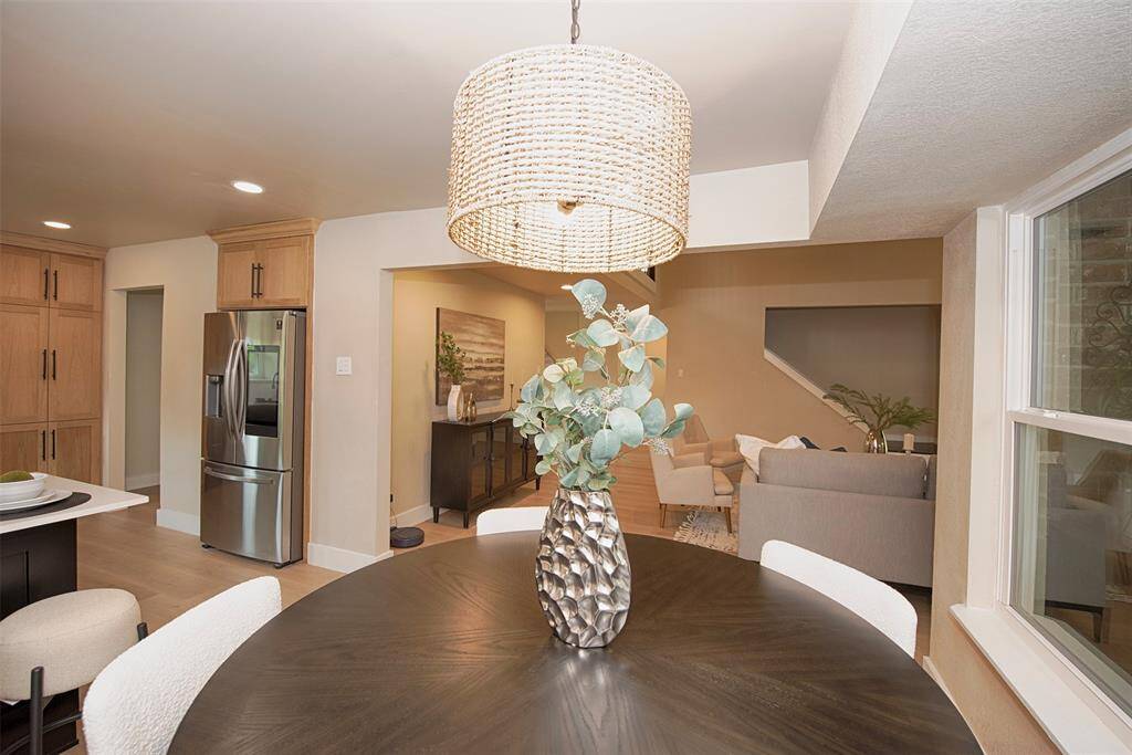Dining area is open to the family room making this a fabulous home for entertaining.