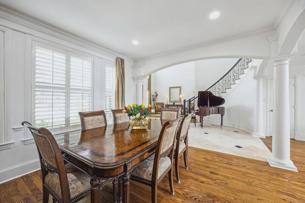 Formal dining open to entry and formal living for great entertainment flow.
