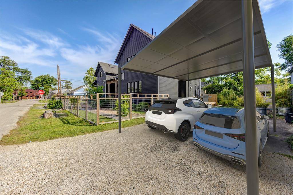 Spacious double wide driveway, perfect for a carport installation or full garage.
