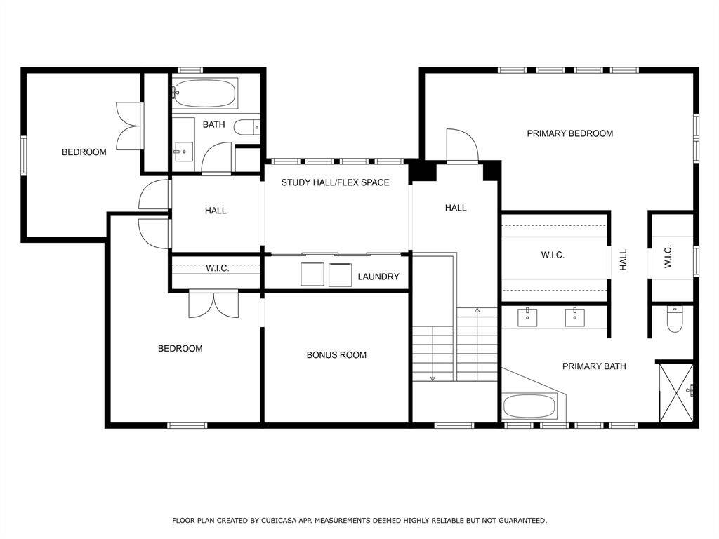 Experience the second floor's spacious layout, featuring a primary suite with walk-in closets, two additional bedrooms, a versatile bonus room, and a convenient laundry/study hall area.