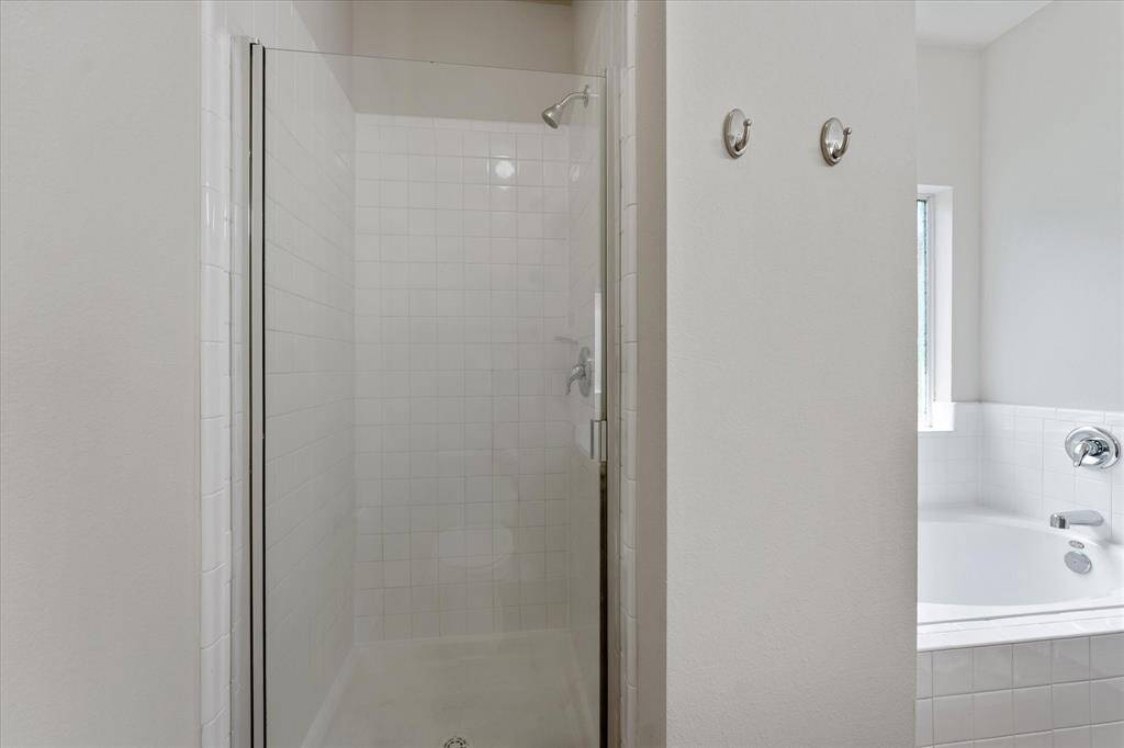 SEPARATE tub and shower!