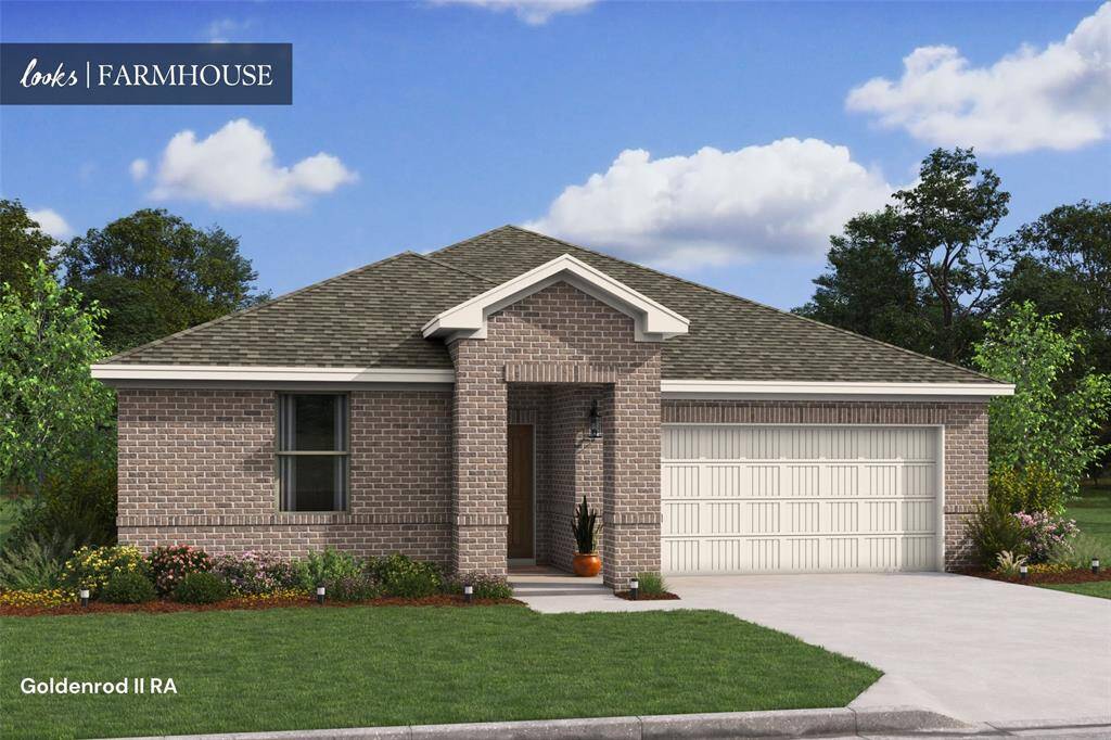 Charming Goldenrod II home design with elevation RA built by K. Hovnanian Homes in beautiful Reserve at Huntsville. (*Artist rendering used for illustration purposes only.)