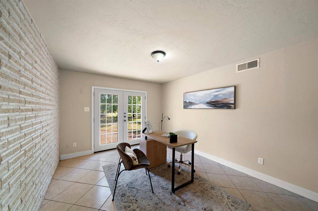 On the other side of the living room fireplace is this amazing nook.