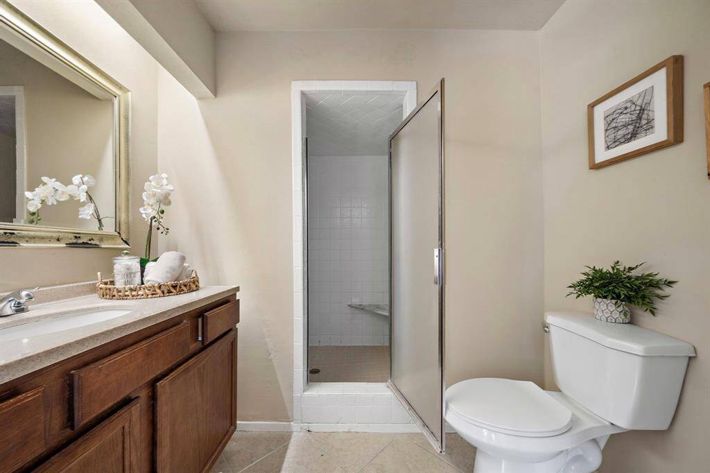 The primary walk-in closet.