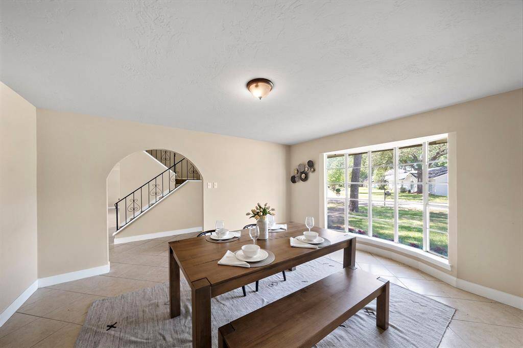 Enter the home to find this large room to the left.