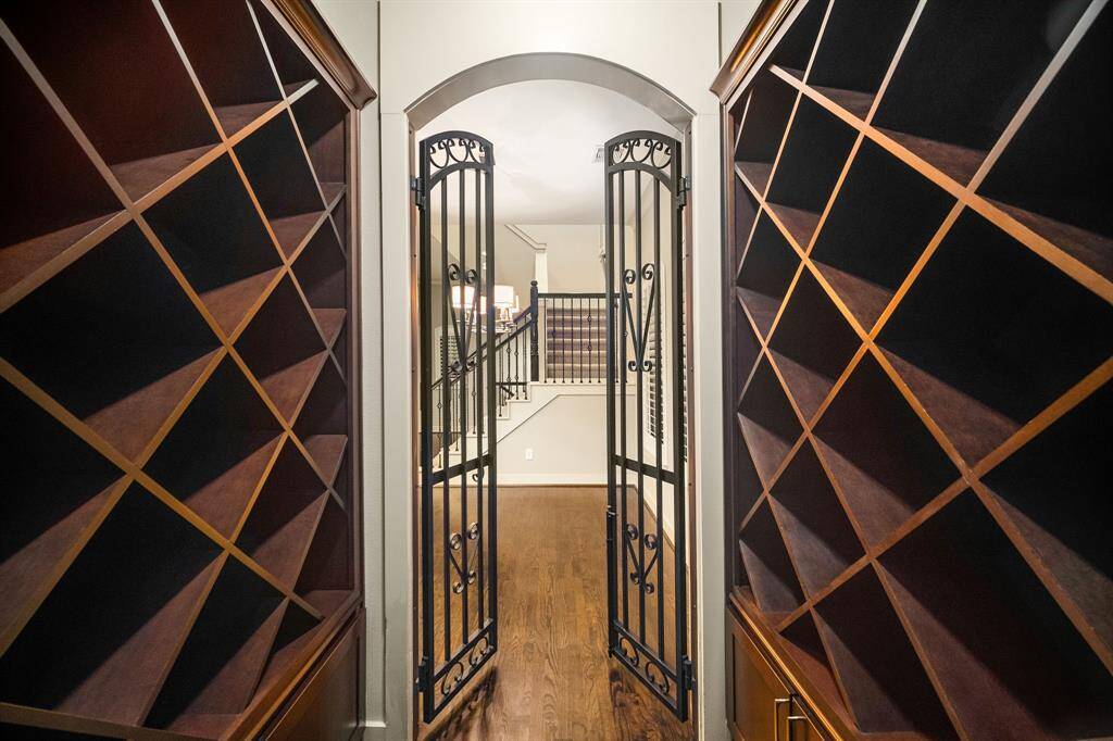 Another internal view of the wine cellar.