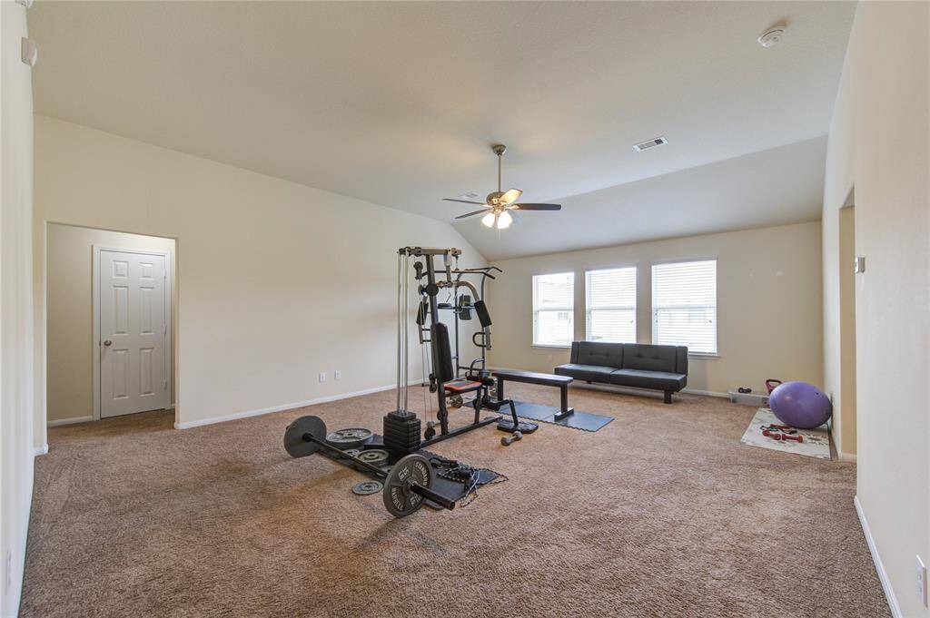 The possibilities for the flex space are unlimited.