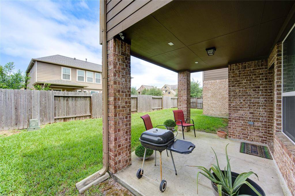 Covered patio