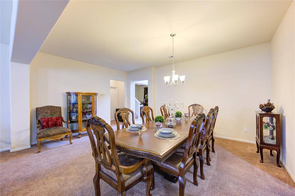 A large entertaining area attached to the living and kitchen spaces.
