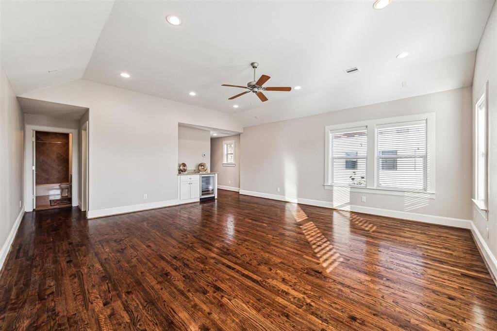 This versatile space can easily serve as an additional bedroom.