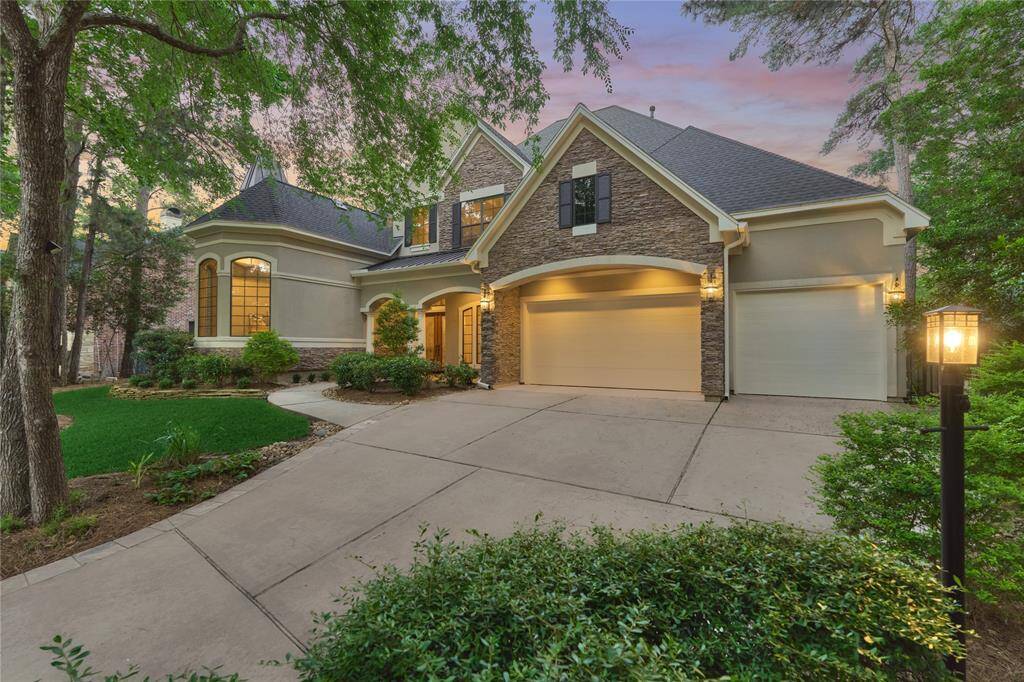 3-car garage and extended driveway for guest parking.