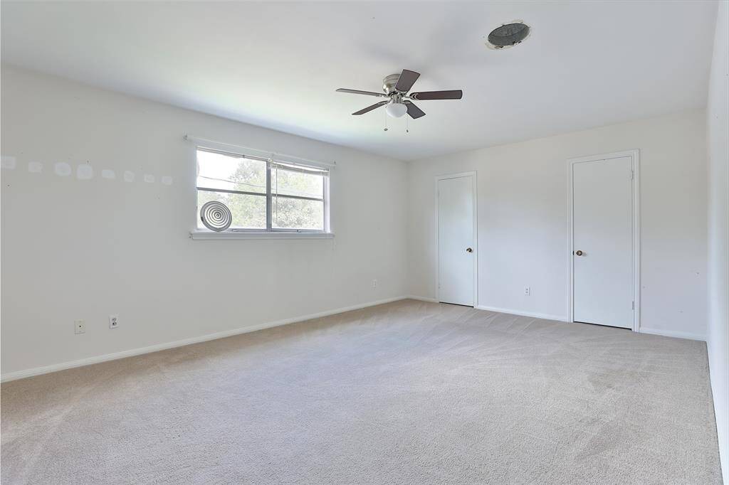 One of the 2 upstairs bedrooms.