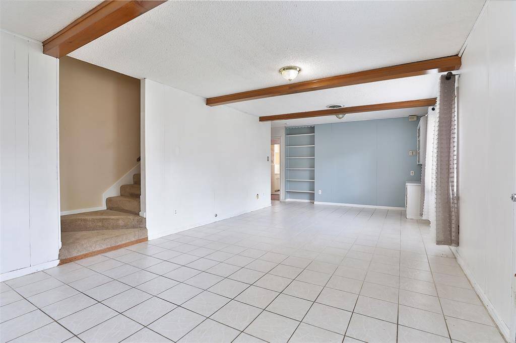 Stairs that lead to the upstairs.