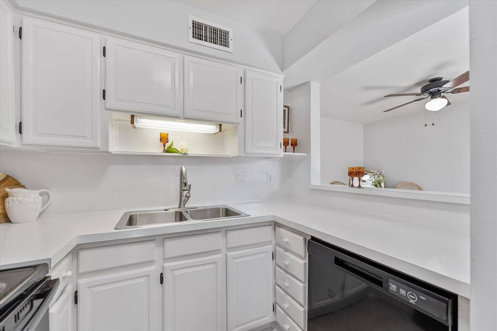 Kitchen is open to the dining room.