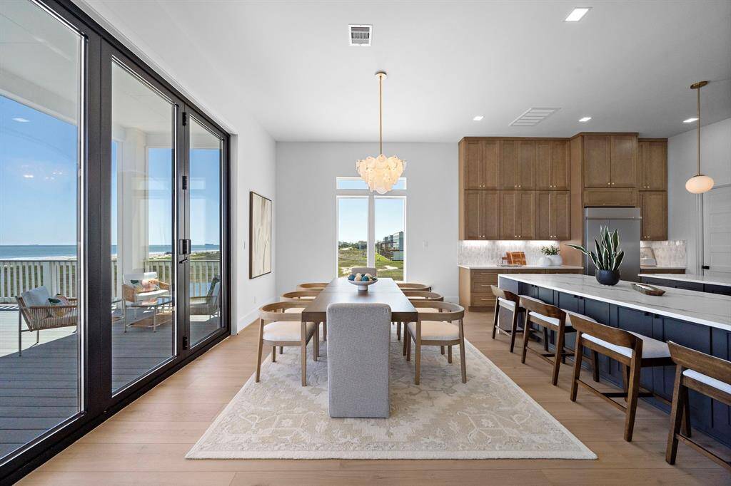 Your dining room can easily accommodate 8-10 guest!