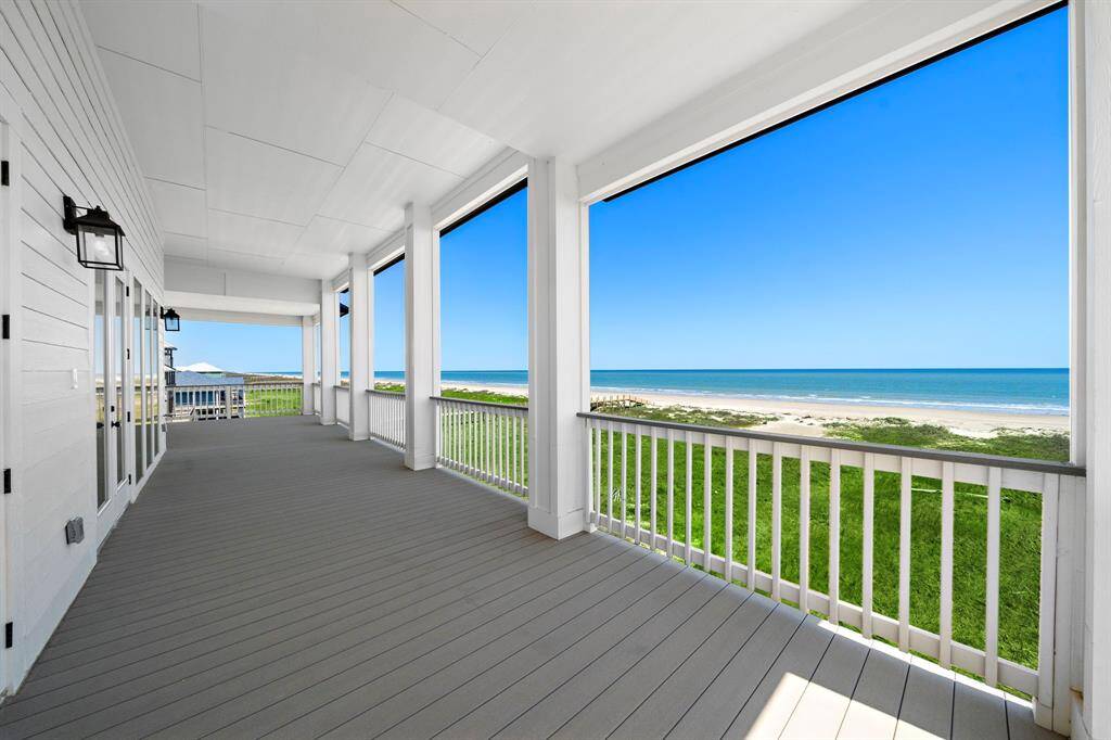 Upstairs Beach Deck.