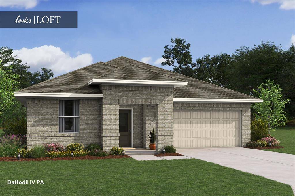Stunning Daffodil IV home design with elevation PA built by K. Hovnanian Homes in beautiful Reserve at Huntsville. (*Artist rendering used for illustration purposes only.)