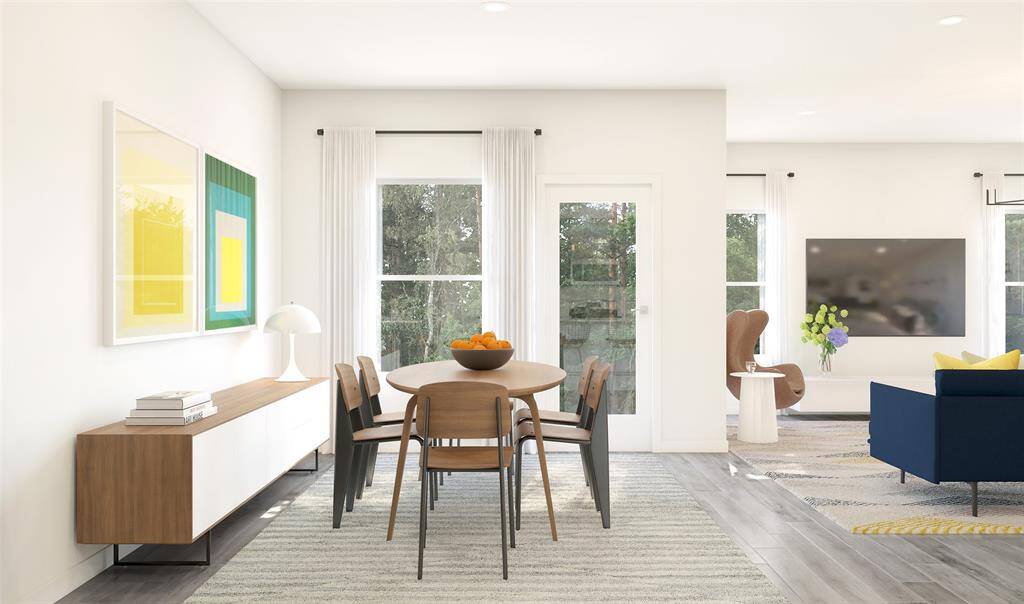 Charming dining area (*Artist rendering used for illustration purposes only.)