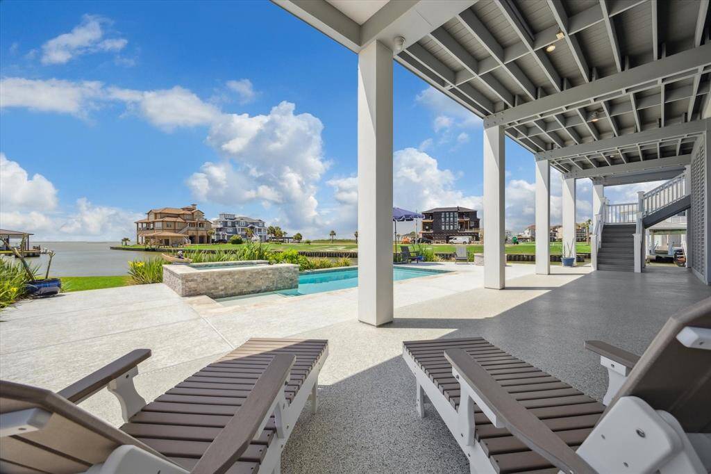 Plenty of places to relax on your 11,200 sq ft homesite