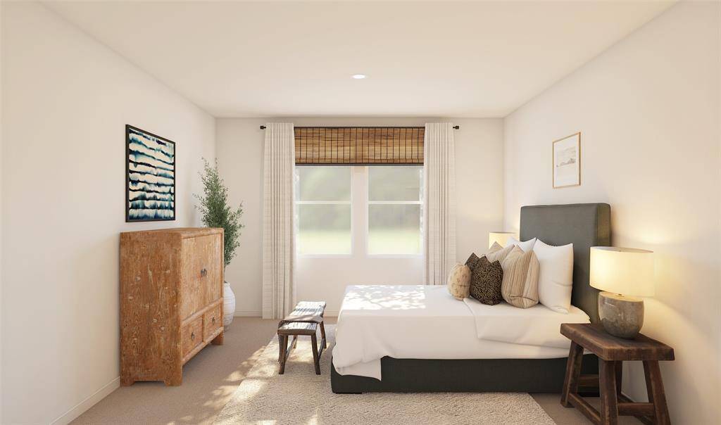 Serene primary suite (*Artist rendering used for illustration purposes only.)